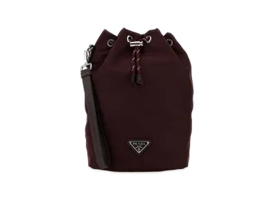 PRADA Fabric Clutch "Burgundy"