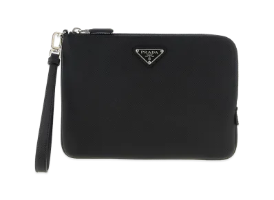 PRADA Saffiano Clutch "Black"
