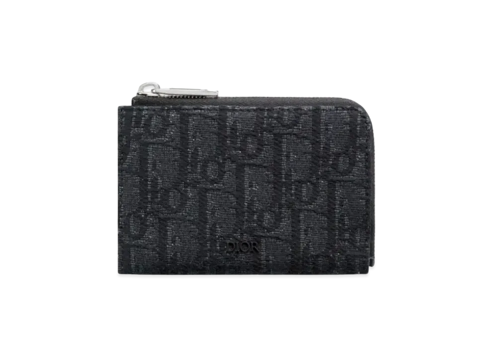 Dior Jacquard Wallet "Black"