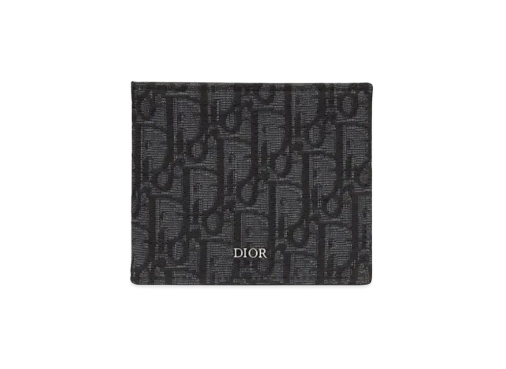 Dior Obrieque Print Wallet "Black"