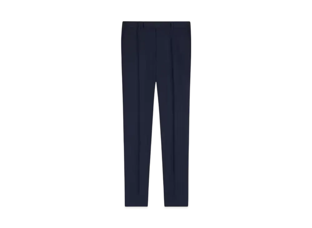 CELINE Men's Classic Pants in Wool Gabardine "Ink"