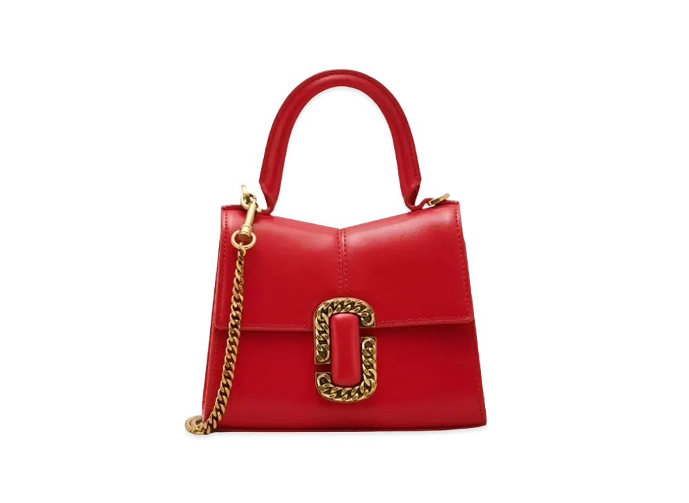 Marc Jacobs The St. Marc Mini Top Handle "True Red"