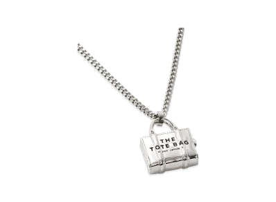 Marc Jacobs The Tote Bag Necklace "Light Antique Silver"