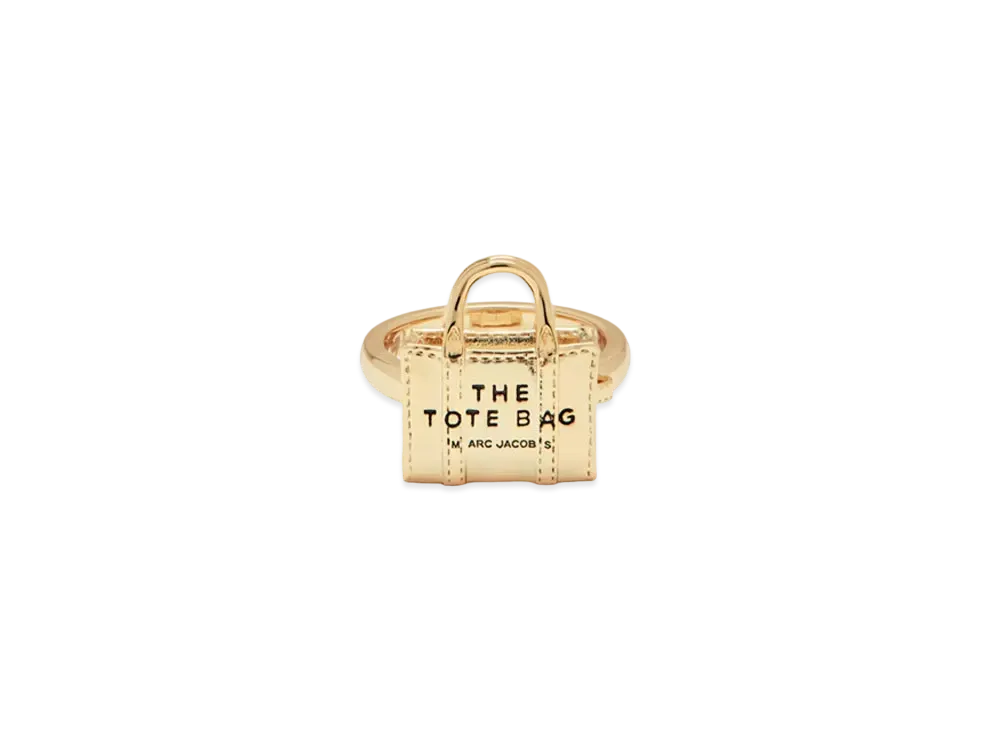Marc Jacobs Mini Icon Tote Bag Ring "Gold"