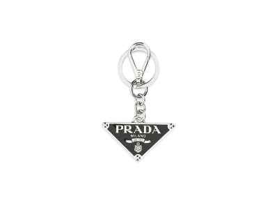 PRADA Metal Key Ring "Black"