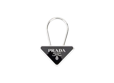 PRADA Metal Key Ring "Black"