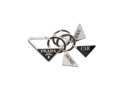 PRADA Metal Keyring "Black"