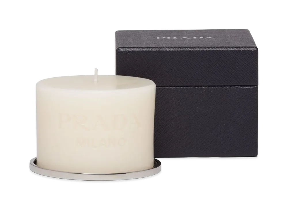 PRADA Candle And A Logo Plate 460 Gr "White"