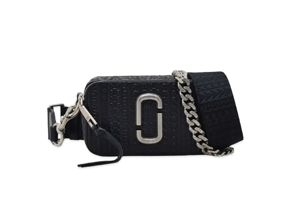 Marc Jacobs The Monogram Debossed Snapshot "Black"