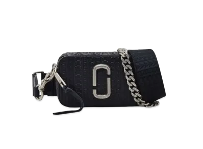 Marc Jacobs The Monogram Debossed Snapshot "Black"