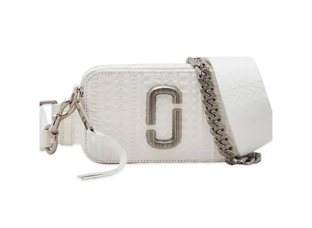 Marc Jacobs The Monogram Debossed Snapshot "White"