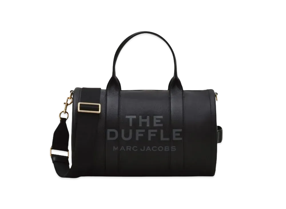 Marc Jacobs The Leather Large Duffle Bag "Black"