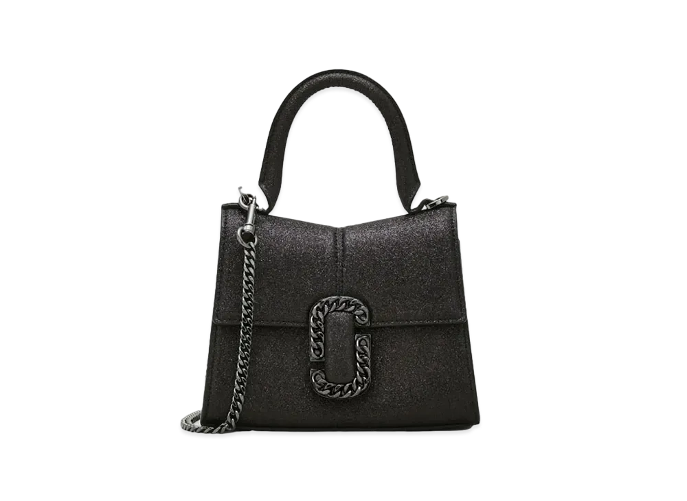 Marc Jacobs The Galactic Glitter St. Marc Mini Top Handle "Black"