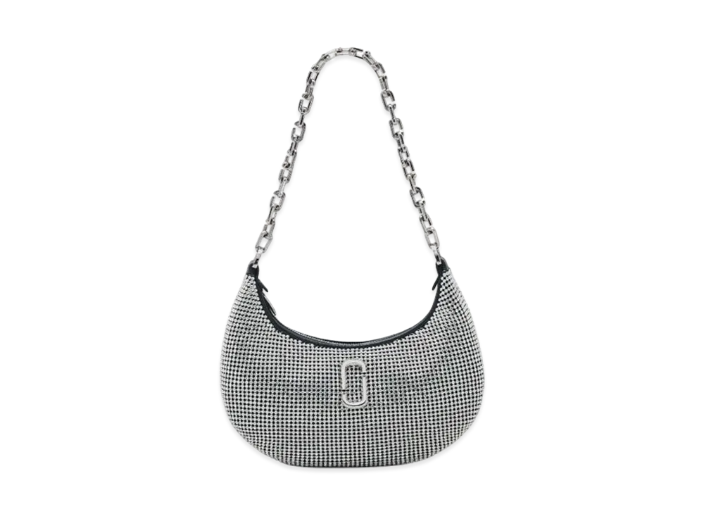 Marc Jacobs The Rhinestone Small Curve Bag "Crystals"