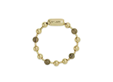 Marc Jacobs The Monogram Ball Chain Bracelet "Light Antique Gold"