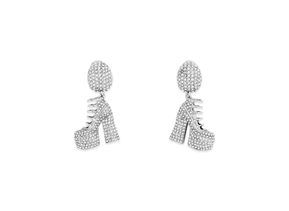 Marc Jacobs The Pave Kiki Boot Earrings "Crystals"