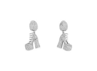 Marc Jacobs The Pave Kiki Boot Earrings "Crystals"