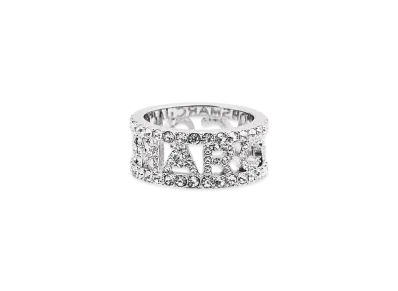 Marc Jacobs The Monogram Pave Ring "Crystals"