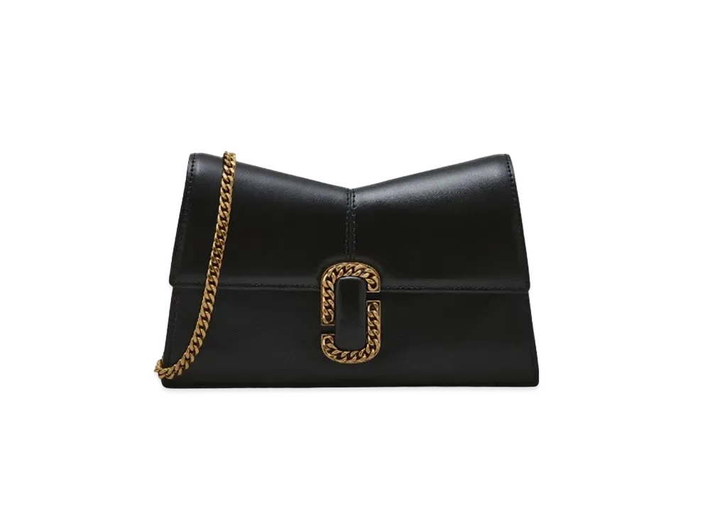 Marc Jacobs The St. Marc Chain Wallet "Black"