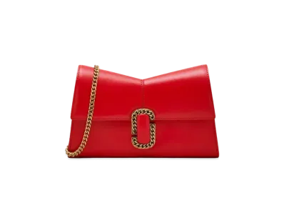 Marc Jacobs The St. Marc Chain Wallet "True Red"