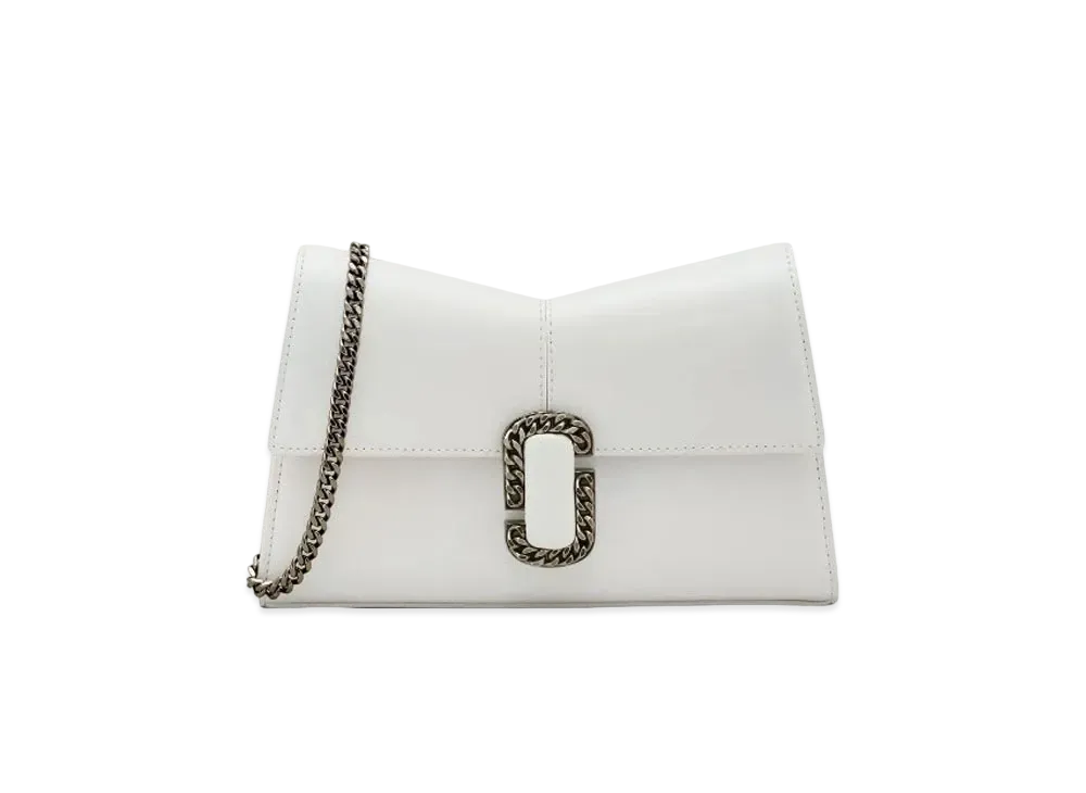 Marc Jacobs The St. Marc Chain Wallet "White"