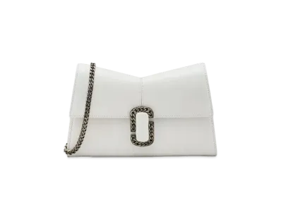 Marc Jacobs The St. Marc Chain Wallet "White"