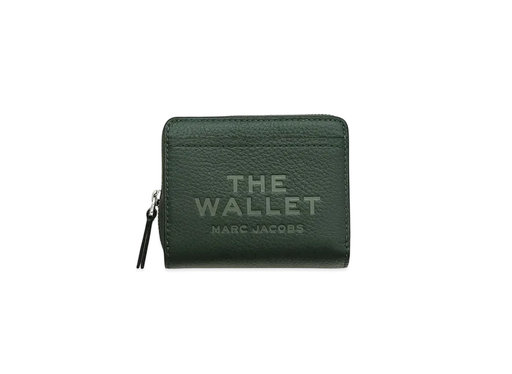 Marc Jacobs The Leather Compact Wallet Mini "Ivy"