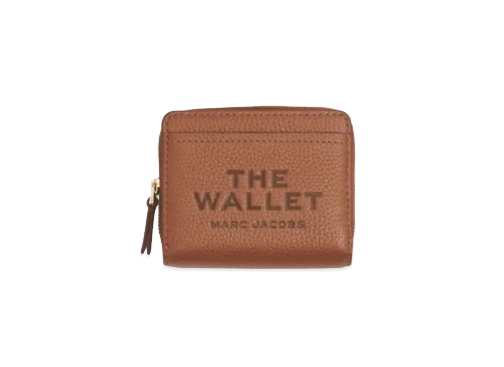 Marc Jacobs The Leather Compact Wallet Mini "Argan Oil"