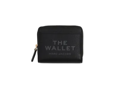 Marc Jacobs The Leather Compact Wallet Mini "Black"