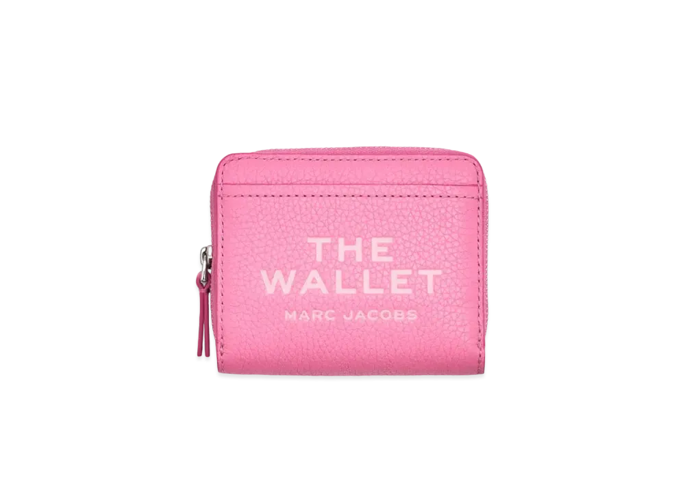 Marc Jacobs The Leather Compact Wallet Mini Petal Pink