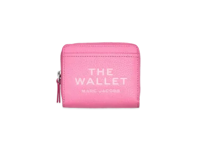 Marc Jacobs The Leather Compact Wallet Mini Petal Pink