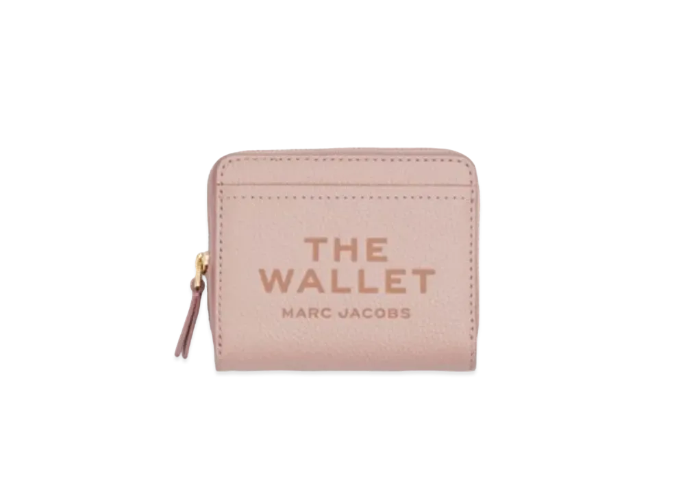 Marc Jacobs The Leather Compact Wallet Mini "Rose"