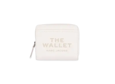 Marc Jacobs The Leather Mini Compact Wallet "Cotton"