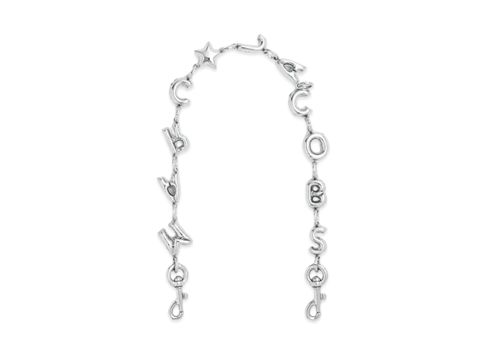 Marc Jacobs The Bubble Chain Shoulder Strap "Silver"
