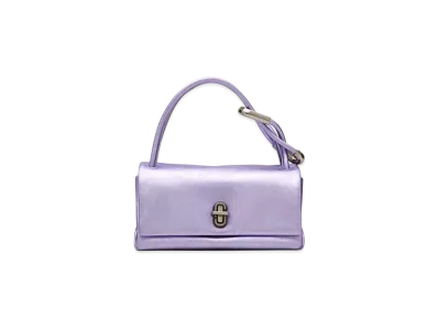 Marc Jacobs The Metallic Dual Top Handle Mini "Silver"