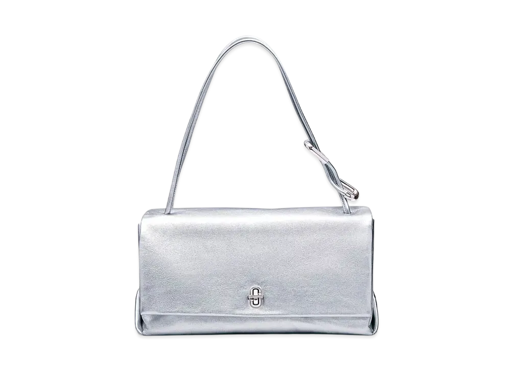 Marc Jacobs The Metallic Dual Shoulder Large "Silver"