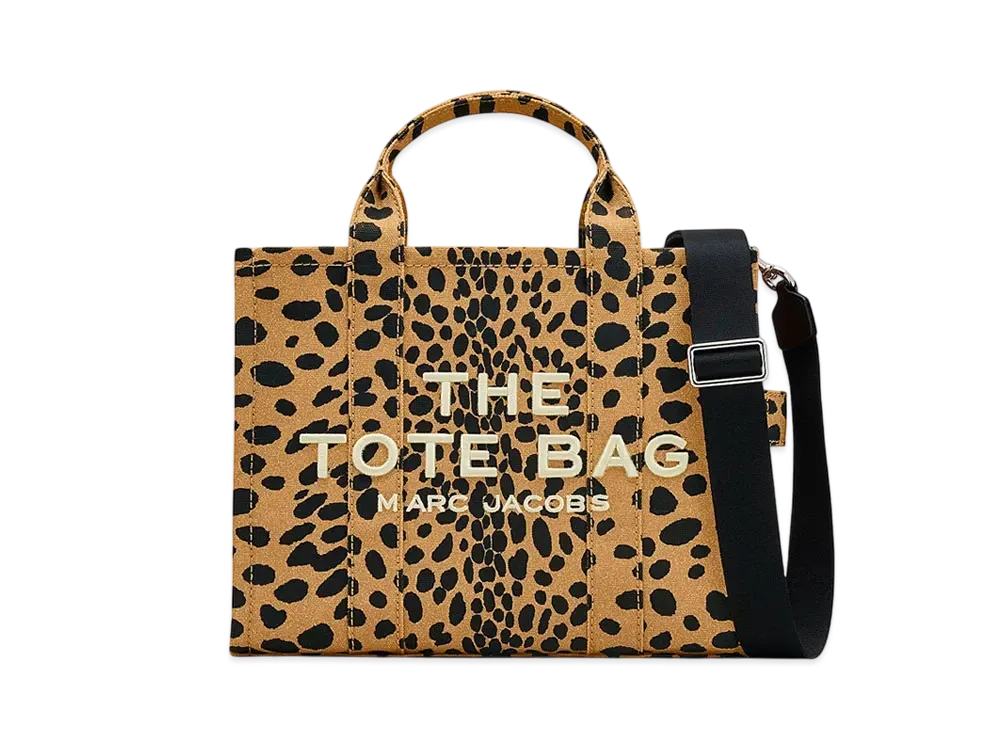 Marc Jacobs The Cheetah Canvas Tote Bag Medium