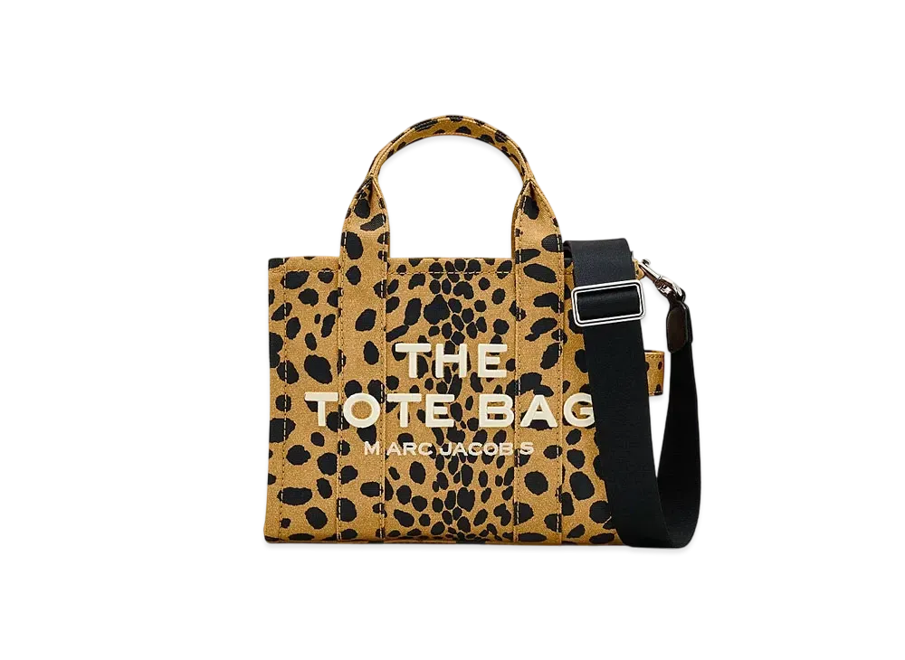 Marc Jacobs The Cheetah Canvas Tote Bag Small