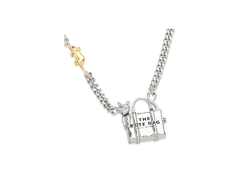 Marc Jacobs Mini Icon Cats Out of The Bag Necklace