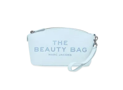 Marc Jacobs The Leather Beauty Bag Pouch "Blue"