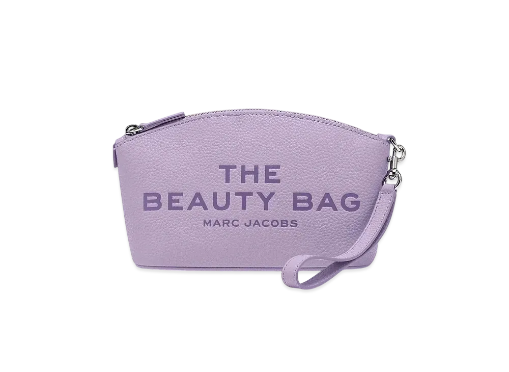 Marc Jacobs The Leather Beauty Bag Pouch "Lilac"