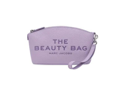 Marc Jacobs The Leather Beauty Bag Pouch "Lilac"