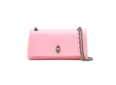 Marc Jacobs The Leather Dual Chain Wallet "Ribbon Pink"