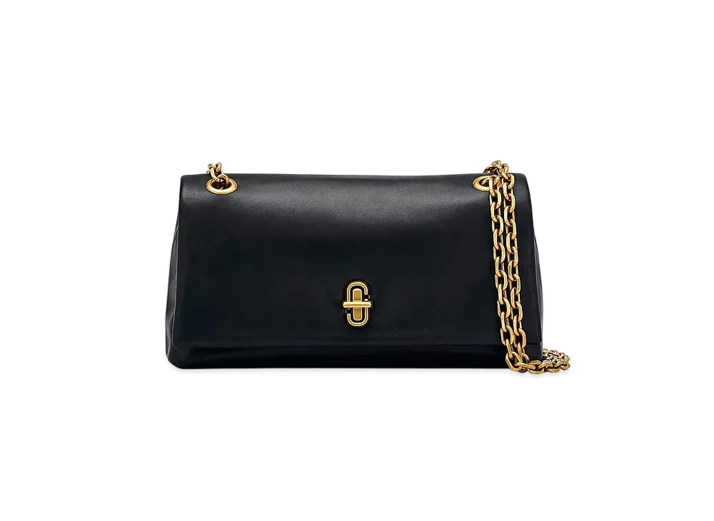 Marc Jacobs The Leather Dual Chain Wallet "Black"