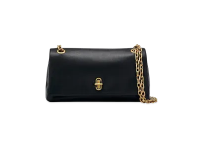 Marc Jacobs The Leather Dual Chain Wallet "Black"