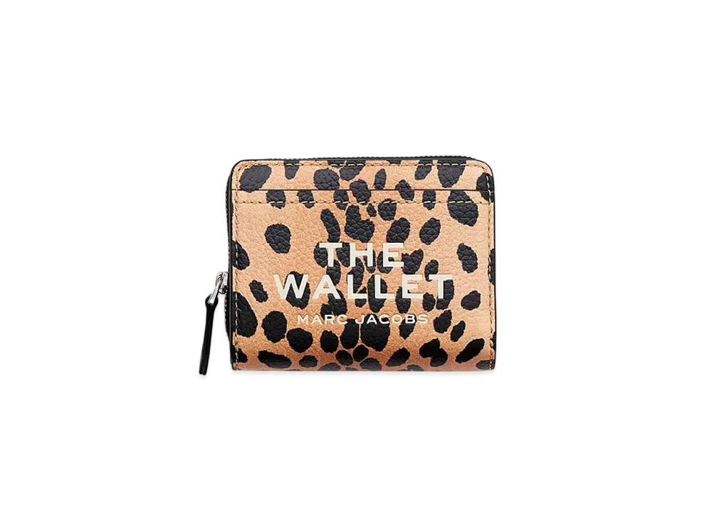Marc Jacobs The Cheetah Leather Items Compact Wallet Mini