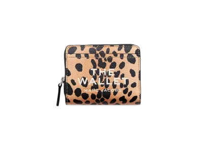 Marc Jacobs The Cheetah Leather Items Compact Wallet Mini