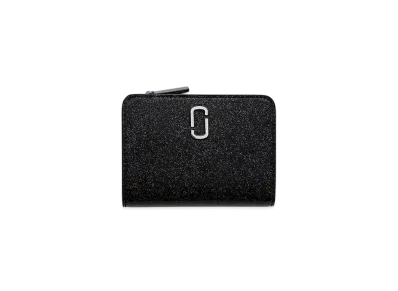 Marc Jacobs The Coated GlitterJj Marc Compact Wallet Mini