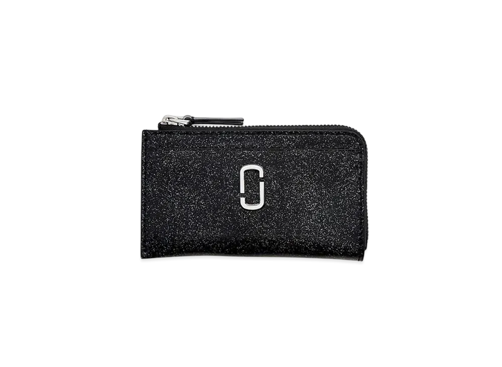 Marc Jacobs The Coated Glitter J Marc Top Zip Multi Wallet
