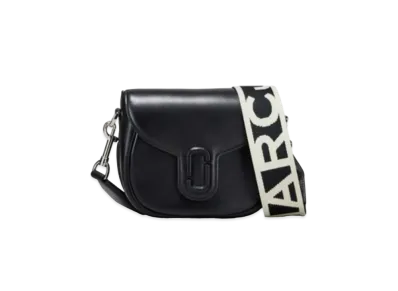 Marc Jacobs The Leather Covered J Marc Saddle Bag Small "Black"